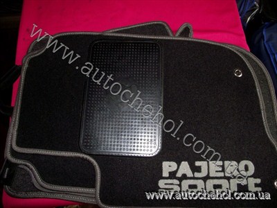 Текстильные коврики для Mitshubishi Pajero Sport