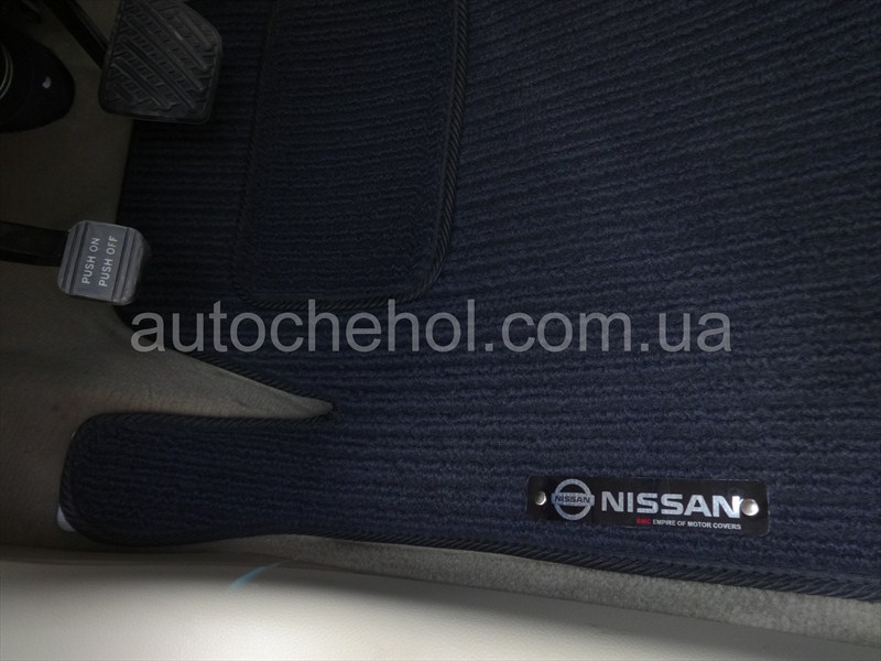 ворсовые текстильные коврики на пол Nissan Teana