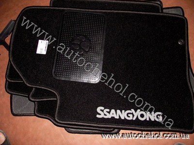 Текстильные коврики для Ssang Yong REXTON
