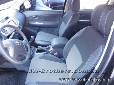 Чехлы Toyota HILUX марки MW_BROTHERS