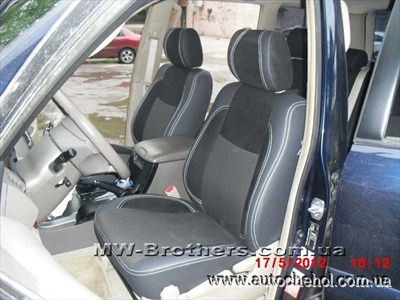 Чехлы Toyota Land Cruiser LC 120 Prado марки MW_BROTHERS