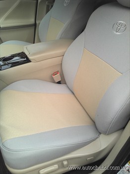 авточехлы на toyota venza бежевого цвета, Елегант