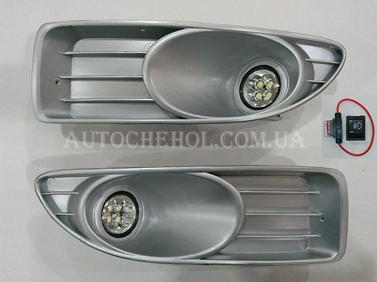 Противотуманные фары на Fiat Linea 2012 LED, 2 штуки