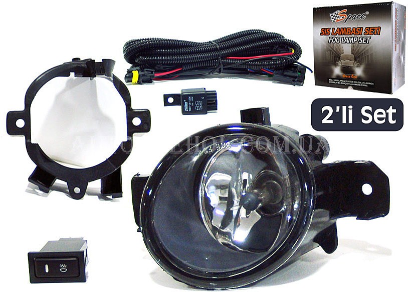Противотуманные фары на Nissan Qashqai 2007, 2 штуки