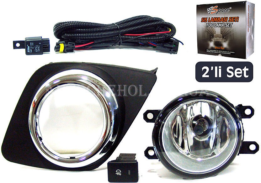Противотуманные фары на Toyota Rav 4 2009 - 2010, 2 штуки