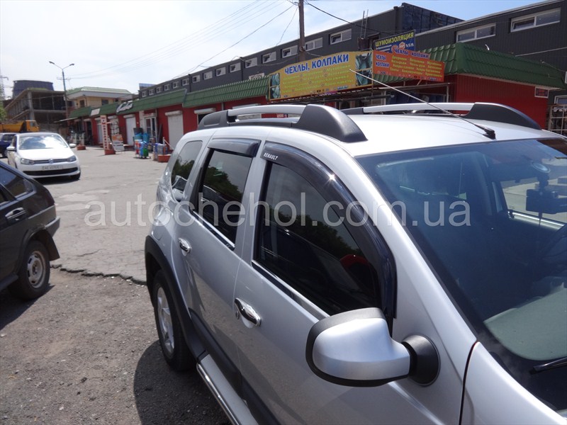 Дефлекторы боковых окон для Renault Duster, ветровики на дастер, AirTechnology