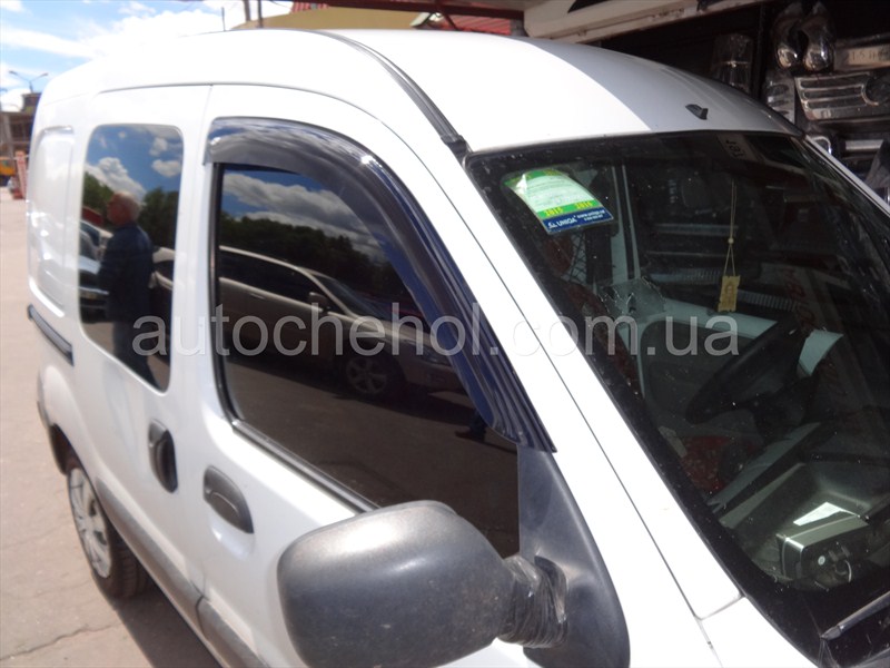 Дефлекторы боковых окон для Renault Kangoo, ветровики на кенгу, CobraTuning,Россия