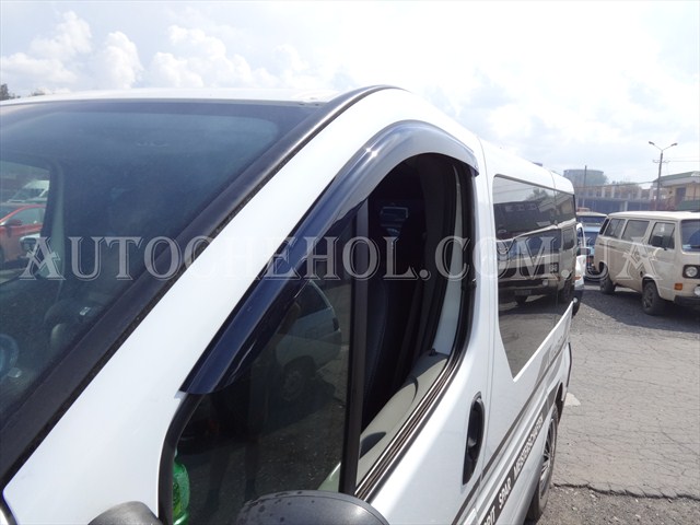 Дефлекторы боковых окон для Opel Vivaro, ветровики на vivaro, CobraTuning,Россия