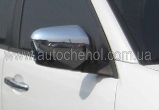Хром накладки на боковые зеркала Mitsubishi Pajero Sport