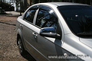 Хромированная накладка на боковые зеркала для Chevrolet Aveo, Auto Clover, Корея
