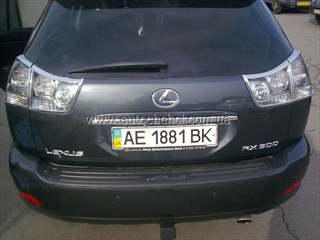 Хром пакет на Lexus RX350, ручки,зеркала,стопы,фары