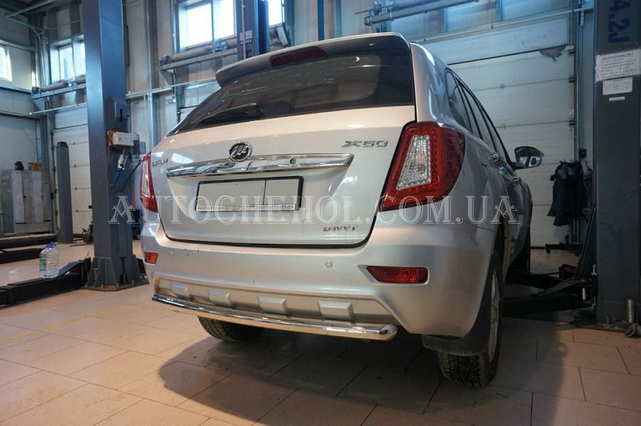 Защита заднего бампера на Lifan X60 2013