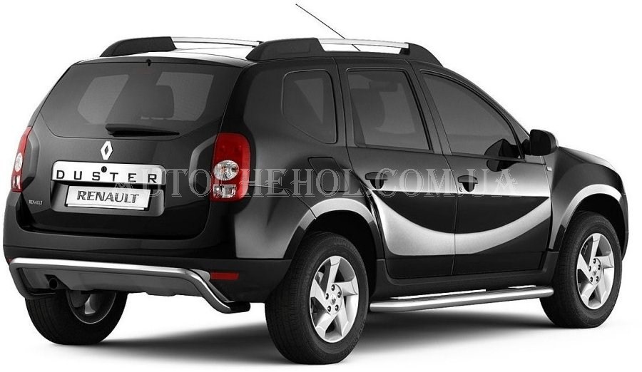 Защита заднего бампера на Renault Duster