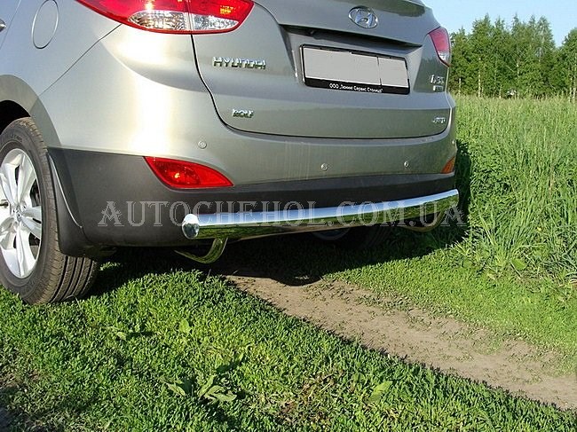 Защита заднего бампера на Hyundai IX35