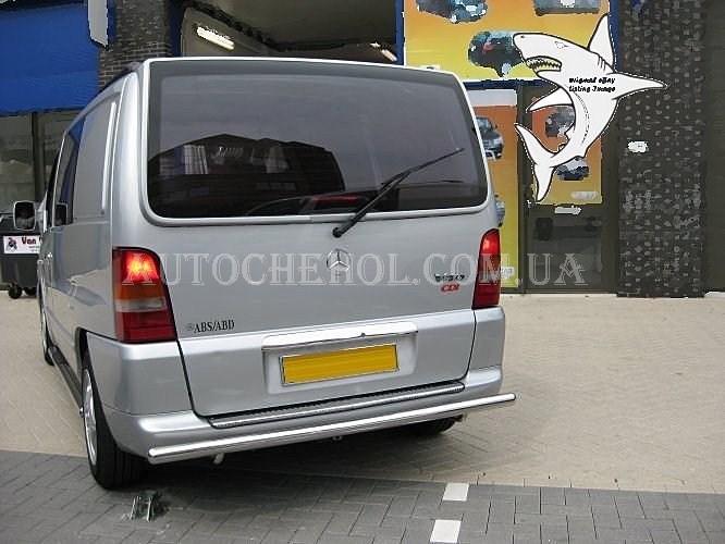 Защита заднего бампера на Mercedes Vito 1996 ST-Line